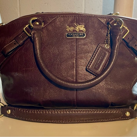 Ladies Brown Coach Bag - Picture 2 of 10